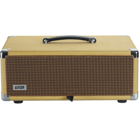 GR-RETRORACK-3TW - Bois 3 unités tweed Rétrorack - Bois GATOR CASES