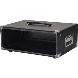GR-RETRORACK-3BK - Rétrorack - Bois 3 unités noir GATOR CASES