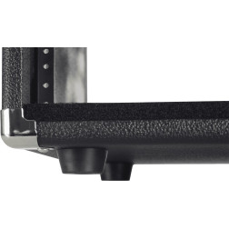 GR-RETRORACK-2BK - RÃ©trorack - Bois 2 unitÃ©s noir GATOR CASES