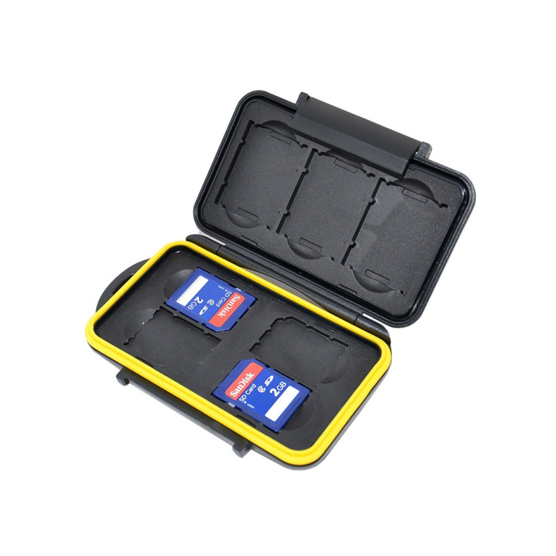 MC-XQDSD7 Etui de rangement 3 CF-Express et 4 SD JJC MC-XQDSD7 Etui de rangement 3 CF-Express et 4 SD JJC