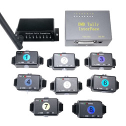 PBS-TALLY Systeme tally 8 postes HF pour melangeurs video Blackmagic Atem PBS