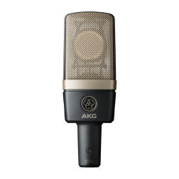Large-Diaphragm Multipattern Condenser Microphone (20 Hz to 20 kHz) - Black AKG