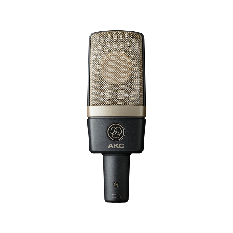 Large-Diaphragm Multipattern Condenser Microphone (20 Hz to 20 kHz) - Black
