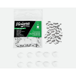Fourrure pour Lavalier Carré Blanc Viviana Fur For LAv s