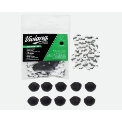 Fourrure pour Lavalier Rond Noir Viviana Fur For LAv rou