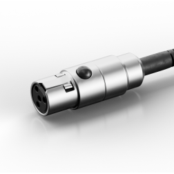 Micro omni 2061 avec pince et bonnette, Loud SPL, Blanc, TA4F Mini-XLR DPA