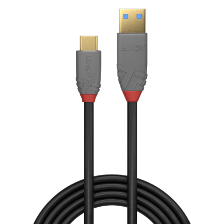 Câble USB 3.2 type A vers C, 10Gbit/s, 5 Lindy