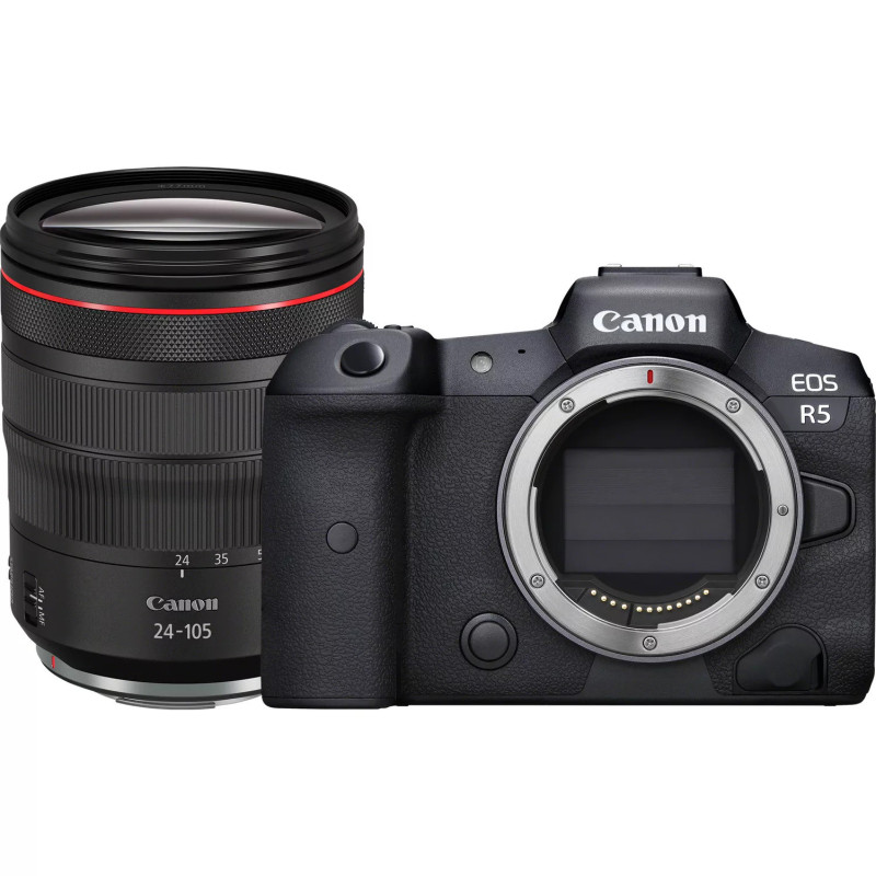 Canon EOS-R5 avec optique RF24-105 F4 L IS USM Canon EOS-R5 avec optique RF24-105 F4 L IS USM