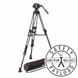 MVK504XTWINFA Rotule Video Fluide Trepied Fast 645 Alumi Manfrotto