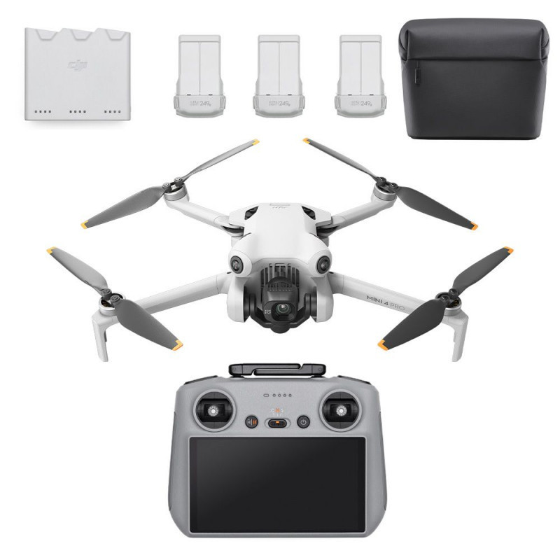 Mini 4 Pro Fly More Combo avec radiocommande DJI RC 2