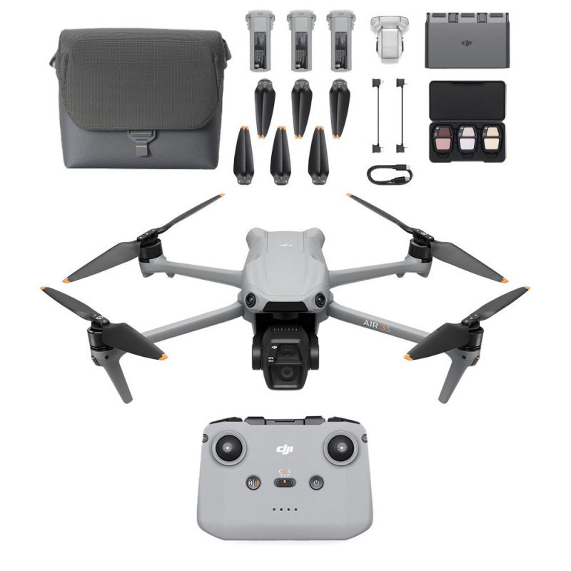 Air 3S Fly More Combo avec radiocommande DJI RC-N3 Air 3S Fly More Combo avec radiocommande DJI RC-N3
