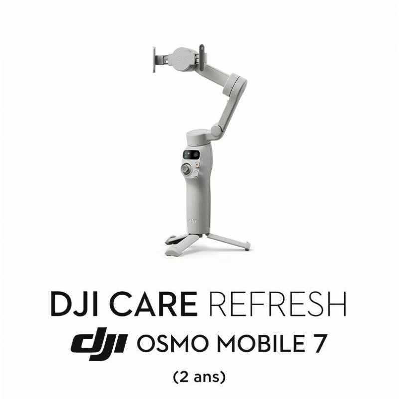 Assurance DJI Care Refresh pour DJI Osmo Mobile 7 (2 ans)