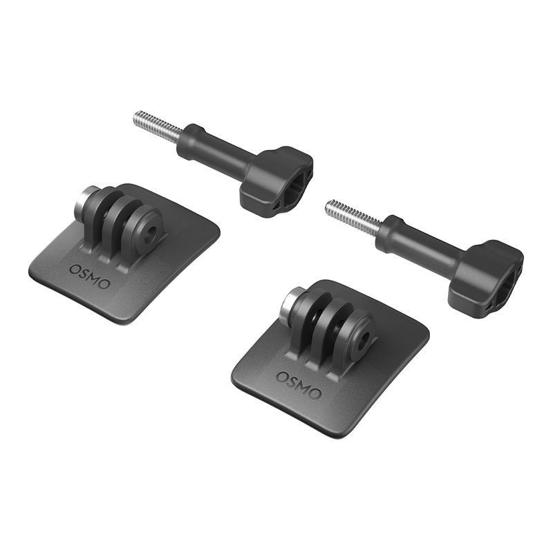 Lot de 2 fixations incurvées pour gamme DJI Osmo Action Lot de 2 fixations incurvées pour gamme DJI Osmo Action