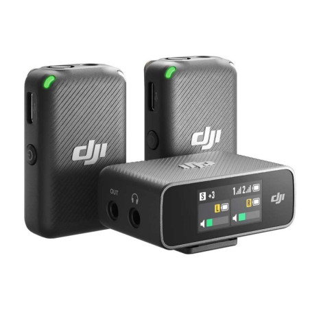 Mic 2x emetteurs HF et un recepteur DJI