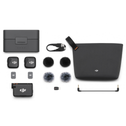 Mic Mini (2 TX + 1 RX + Charging Case)