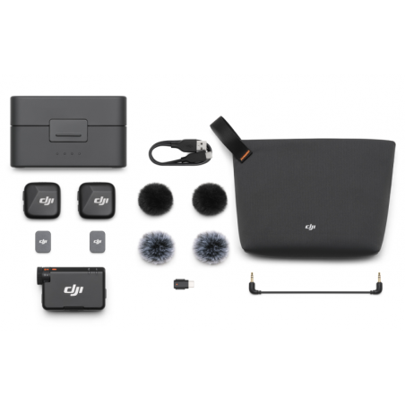 Mic Mini (2 TX + 1 RX + Charging Case)