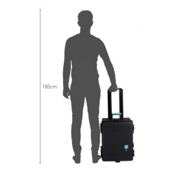 Valise étanche 2600W avec mousse à découper HPRC