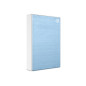 6,4cm(2,5") 4TB One Touch HDD USB3.2 with Password Protection light blue