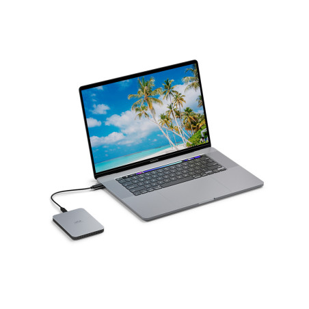 6,4cm(2,5") 1TB Mobile Drive USB-C Moon Silver LaCie