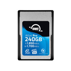 240GB Atlas Pro CFexpress Type A Cards - VPG 200, CFX A to B Adapter Included