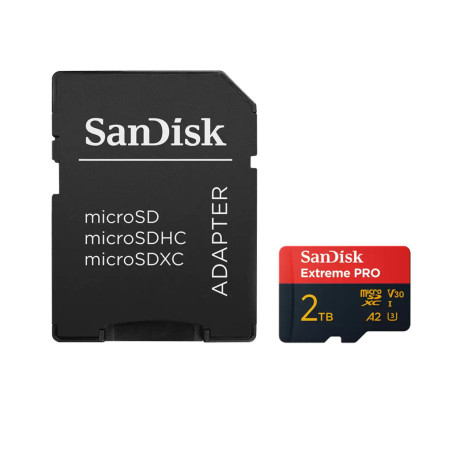 Extreme Pro MicroSD 2TB V30 UHS-I