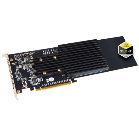 Fusion SSD M.2 Silent 4x4 PCIe Card Sonnet