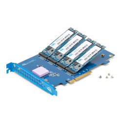 32.0TB Accelsior 4M2 PCIe M.2 NVMe SSD Adapter Card OWC