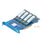 32.0TB Accelsior 4M2 PCIe M.2 NVMe SSD Adapter Card