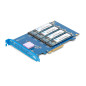 32.0TB Accelsior 4M2 PCIe M.2 NVMe SSD Adapter Card