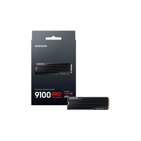 Samsung SSD 9100 Pro NVMe M.2 4TB PCIe Heatsink