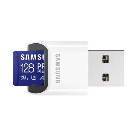 microSD Card PRO Plus (2023) 128 GB inkl. USB-Kartenleser