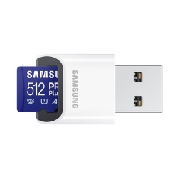 microSD Card PRO Plus (2023) 512 GB inkl. USB-Kartenleser