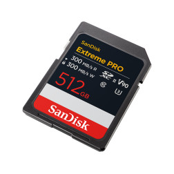 SD Extreme Pro 512GB UHS-II 300MBs V90