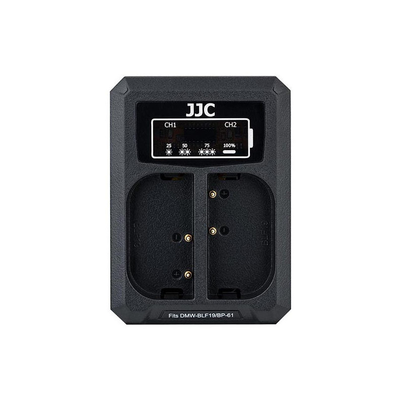DCH-BLF19E USB Chargeur double pour Panasonic DMW-BLF19 DMW-BLK22