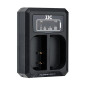 DCH-BLF19E USB Chargeur double pour Panasonic DMW-BLF19 DMW-BLK22