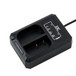 JJC Panasonic DCH-BLF19E USB Dual Battery Charger (voor Panasonic DMW-BLF19 / Sigma BP-61)