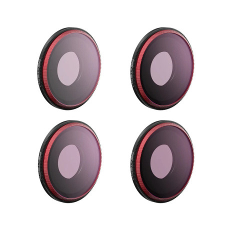 Pack de 4 filtres ND/PL Pro pour DJI Osmo Action 3 PGYTECH