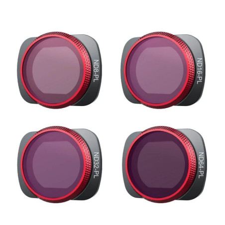 Kit de 4 filtres ND/PL8-64 "Professional" pour DJI Pocket/Pocket 2 PGYTECH
