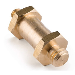 Spigot double 037 Spigot double pas de vis mâle 1/4'' et