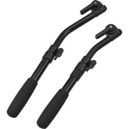 Pan handle - telescopic with black handle carrier (696) Miller