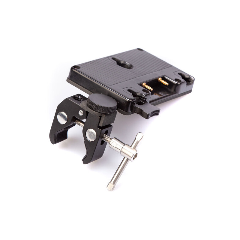SWIT Battery Plate with Crab-Style Clamp (Gold Mount)