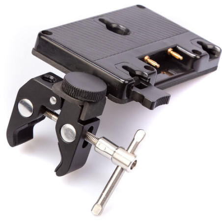 SWIT Battery Plate with Crab-Style Clamp (Gold Mount) Swit
