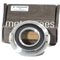 C-mount to E-mount/NEX (CHROME) Metabones C-mount to E-m