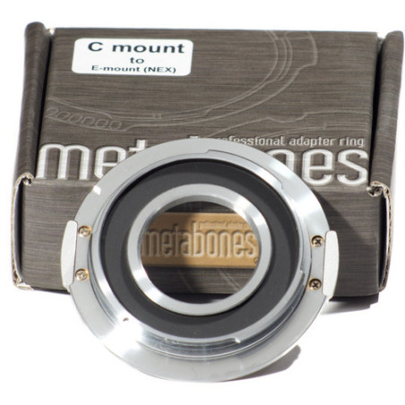 C-mount to E-mount/NEX (CHROME) Metabones C-mount to E-m