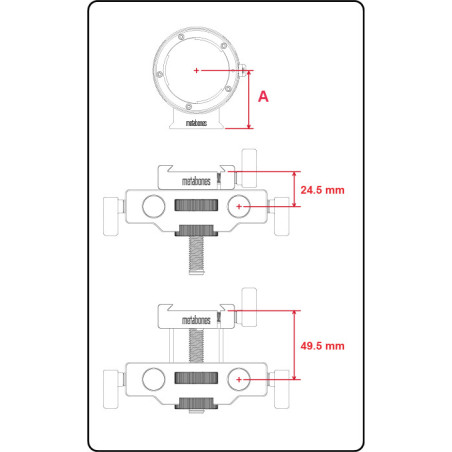 Mount-Rod Support Kit is compatible with all Metabones a