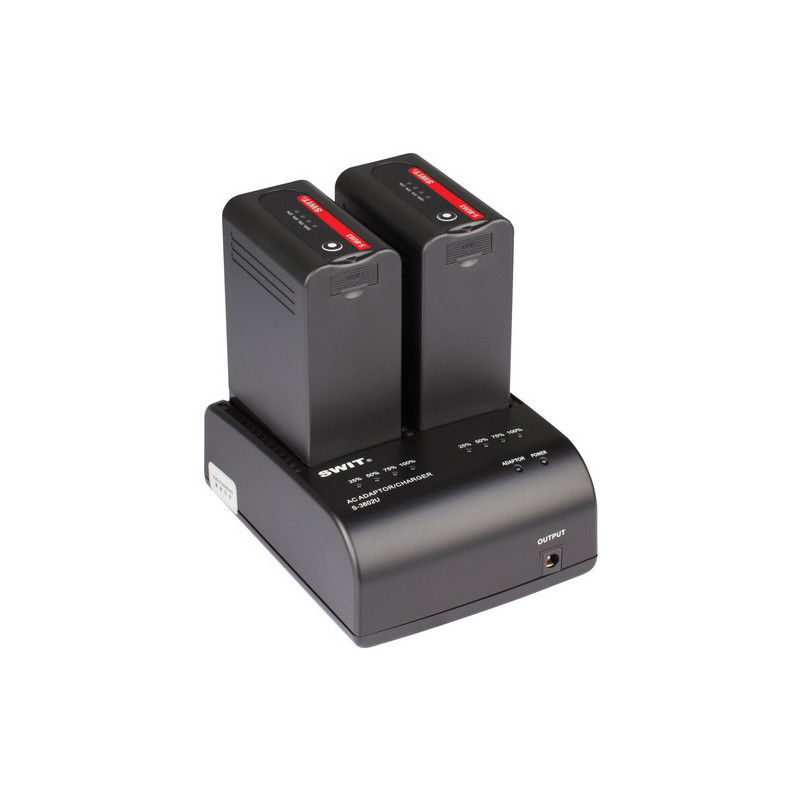 LB-SU90Cx2+S-3602U KIT 2 batteries de type BP-U et chargeur double simultané LB-SU90Cx2+S-3602U KIT 2 batteries de type BP-U et chargeur double simultané