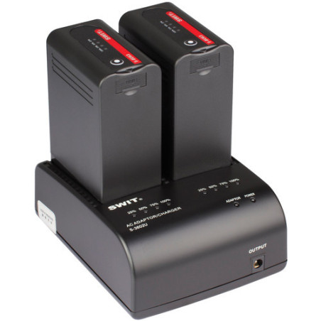 LB-SU90Cx2+S-3602U KIT 2 batteries de type BP-U et chargeur double simultané Swit