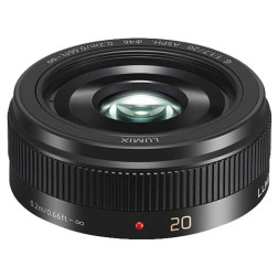 20 mm F1.7 II Black Micro 4/3 pancake Panasonic