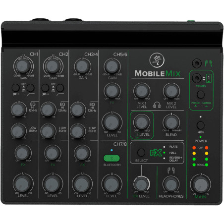 MOBILEMIX MobileMix - MOBILEMIX Mixer USB 8 canaux + Blu