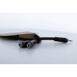 EY0.3WYY Mini-Jack 3.5 stereo male 2 mini jack 3.5 femelle 0.3m